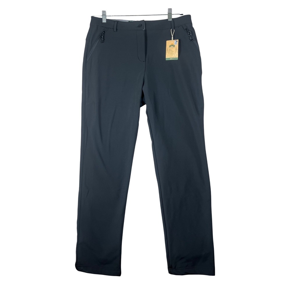 EMS Eastern Mountain Sports Vermont‎ Softshell Womens Pants Black Size 10 NWT
